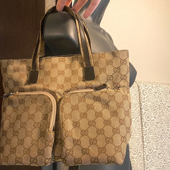 SOLD Authentic Gucci Monogram Hand Bag - Picture 14 of 14